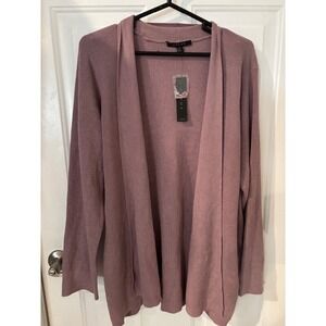 Cyrus Open Front Cardigan Duster Knit Sweater‎ Plus Size 2X